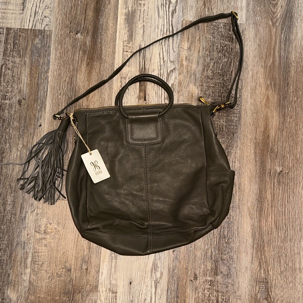 HOBO Sheila large satchel - brand new - slate grey